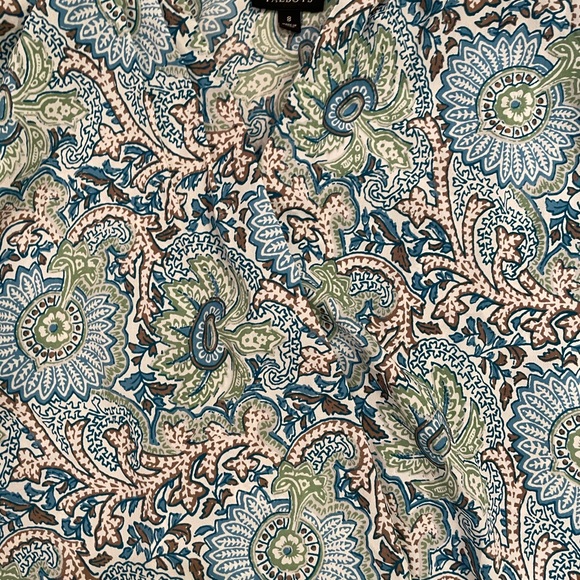 Talbots wrap style blouse - Picture 6 of 9